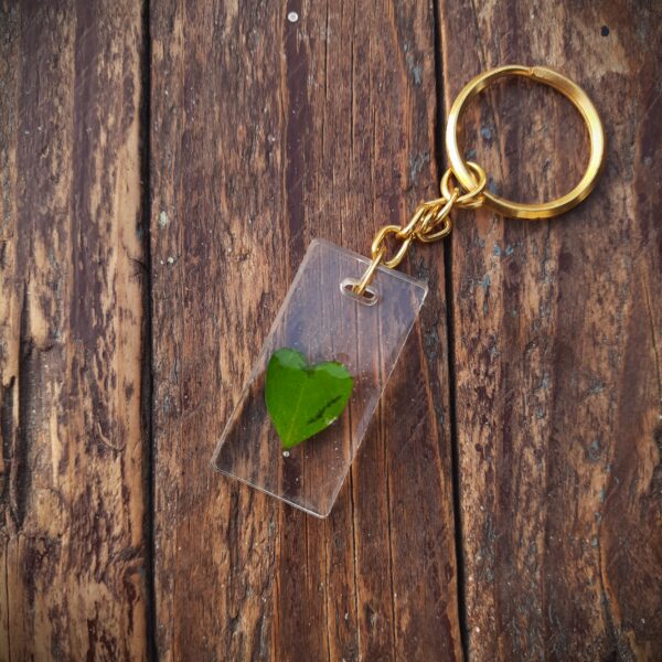 Nature's Heart Keychain