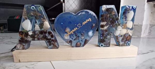 Customised Couple Name light stand - Image 2