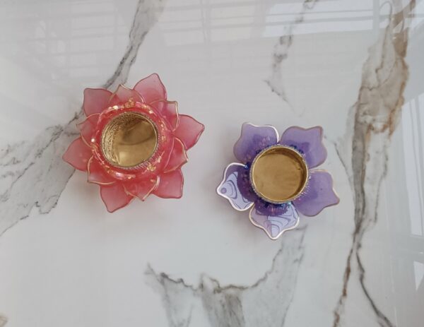 Resin Tea lights ( Diya)
